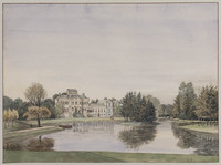 Y 079
<br/>
Het nieuwe Jagthuis te Soestdijk
<br/>
<em>Lamberts, Gerrit (1776-1850)</em>